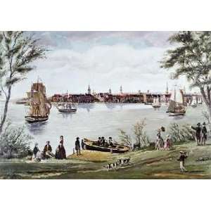 New York Shortly After Independence, Scene of The East River by George 