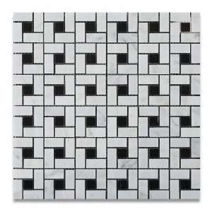   Mosaic Tile with Black Dots   Box of 5 sq. ft.