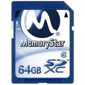  64GB MemoryStar SDXC CL10 High Performance Memory Card 
