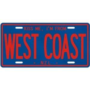  NEW  KISS ME , I AM FROM WEST COAST  NEW ZEALAND LICENSE 