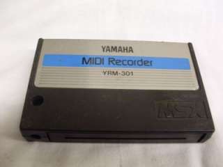 Yamaha YRM 301 Midi Recorder Cartridge for CX 5M YRM301 MSXt  