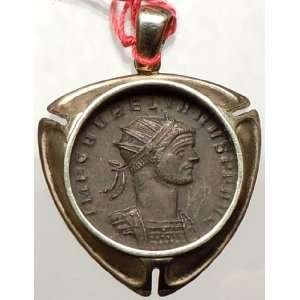   Pendant w 274AD Authentic Ancient Roman Coin AURELIAN: Everything Else