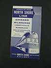 North Shore Railway Line Railroad RR Public Timetable 1961 