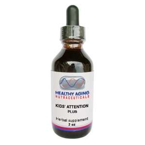 Healthy Aging Nutraceuticals Kids Attention Plus 2 Ounce Bottle