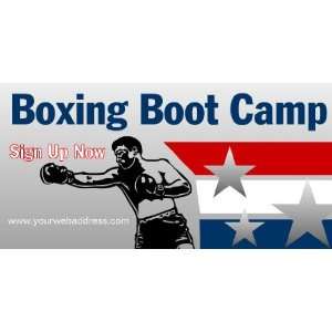  3x6 Vinyl Banner   Boxing Boot Camp 