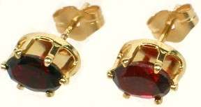 Antique 19thC ½ct+ Garnet Noah’s Ark Myth Gem 14kt GF  