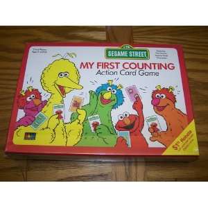    Sesame Street My First Counting Action Card Game: Toys & Games