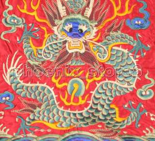 NEW CHINESE EMBROIDERY dragon wall decoration #1572  