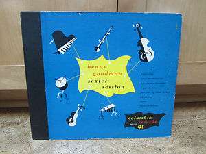 Benny Goodman Sextet Session 4 Record album Rare 78 rpm  