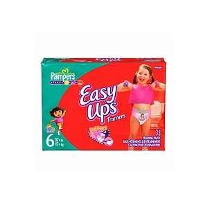  Pampers Easy Ups, Girls, Size 6, 33 Count Health 