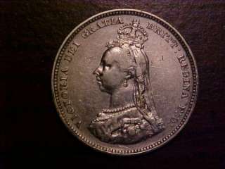Great Britain 1887 Shilling   