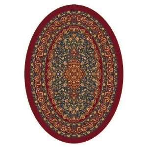   10 x 54 Tapestry Red Tiraz Area Rug 7492 187 293