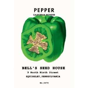  Pepper California Wonder 24X36 Giclee Paper