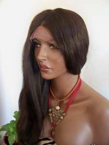 Customizable Indian Remy Human Hair Full Lace Wig 18 24  