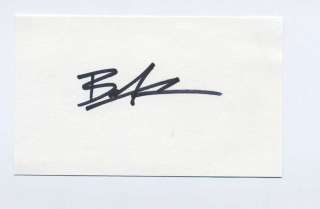 BRANDON LEE autograph signed Bruce Crow martial arts Kung Fu rare 