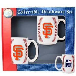  Sports MLB GIANTS 2pc Ceramic Gameball Mug Set   Primary 