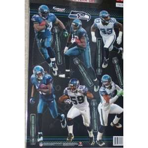  Seattle Seahawks Fathead NFL 6 Player Team Set Official 