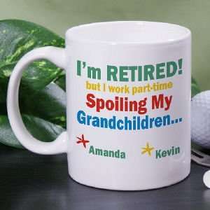  Im Retired Spoiling my Grandkids Coffee Mug: Kitchen 