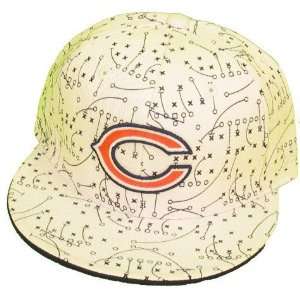  Mens Chicago Bears All Over Team Plays Fitted cap: Sports 