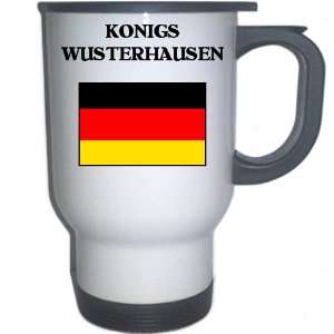  Germany   KONIGS WUSTERHAUSEN White Stainless Steel Mug 