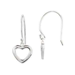  Sterling Silver Heart Earrings: Katarina: Jewelry