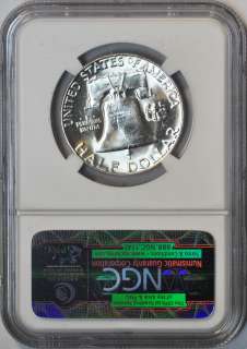 1956 Benjamin Franklin Half Dollar 50c NGC MS64  