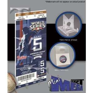   Phillies Game 3 2009 World Series Mini Mega Ticket: Sports & Outdoors