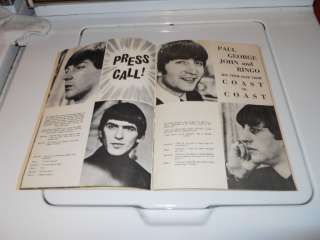 Beatles 1966 tour program fan club w/1964 Whitman Beatles book  