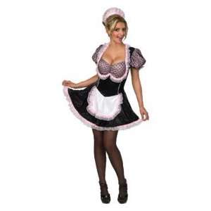  Secret Wishes Deluxe Sexy French Maid Halloween Costume 