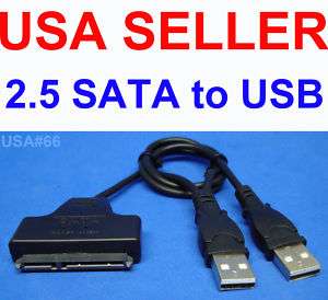 SATA 2.5 INCH HDD TO USB LAPTOP HARD DRIVE US SELLER 065030834612 