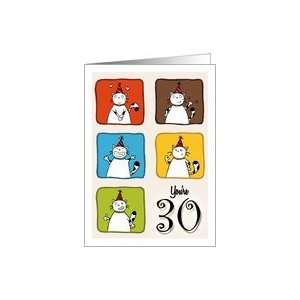   to Thirty Year Old   Cute cat makes silly faces Card: Toys & Games