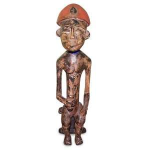  Wood statuette, Strong Man Home & Kitchen