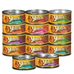  9 Lives Ground Can Cat Food Case Salmon