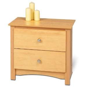  Sonoma Maple 2 Drawer Night Stand By Prepac