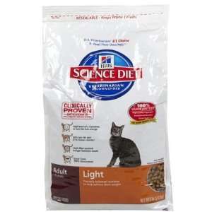  Hills Science Diet Light Feline Adult   8 lbs (Quantity 