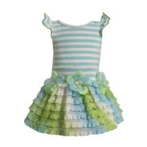  Girls Turquoise Ruffle Color Dress 18 Month Everything 