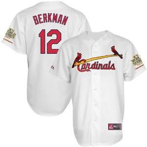  Majestic Lance Berkman St. Louis Cardinals 2011 World 