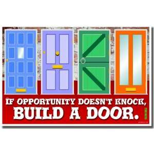   Door   Milton Berle   Classroom Motivational Poster