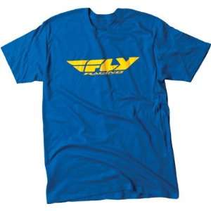  Fly Racing T Shirts Corporate Tee Blue XL: Automotive