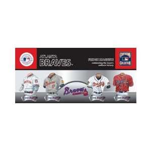  MLB Atlanta Braves 4 Pack Uniform Magnet Set: Sports 