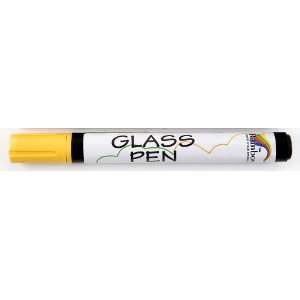  Glass Pen Yellow   For Writing on WINDOWS & GLASS: Office 