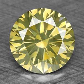 FIERY 1.02 Cts WOW SPARKLING YELLOWISH GRAY NATURAL DIAMOND SI1  