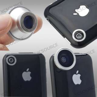185° Detachable Fish Eye Lens for iPhone 3G 3GS 4G 4S iPod Touch HTC 