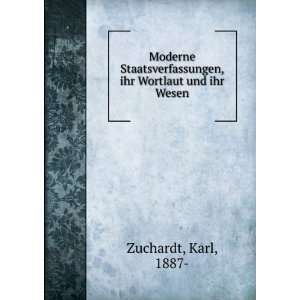   , ihr Wortlaut und ihr Wesen Karl, 1887  Zuchardt Books