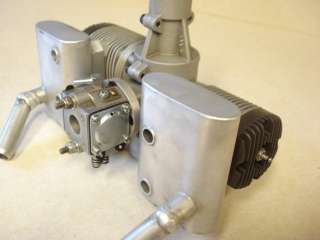 MVVS 1.20 TWIN 2 CYCLE R/C MODEL AIRPLANE ENGINE ** vg. cond 