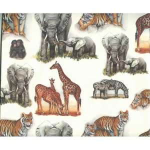  Wild Animals Gift Wrap Paper