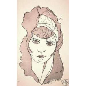  60 Clara Bow Hollywood Wire Caricature Wall Art