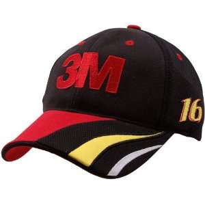  Greg Biffle Black Red Pit Adjustable Hat: Sports 