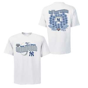 MAJESTIC NY YANKEES 09 WORLD SERIES ROSTER TEE LG XXL  