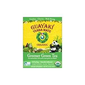  100% Organic Greener Green Tea Bags   16 bags Health 